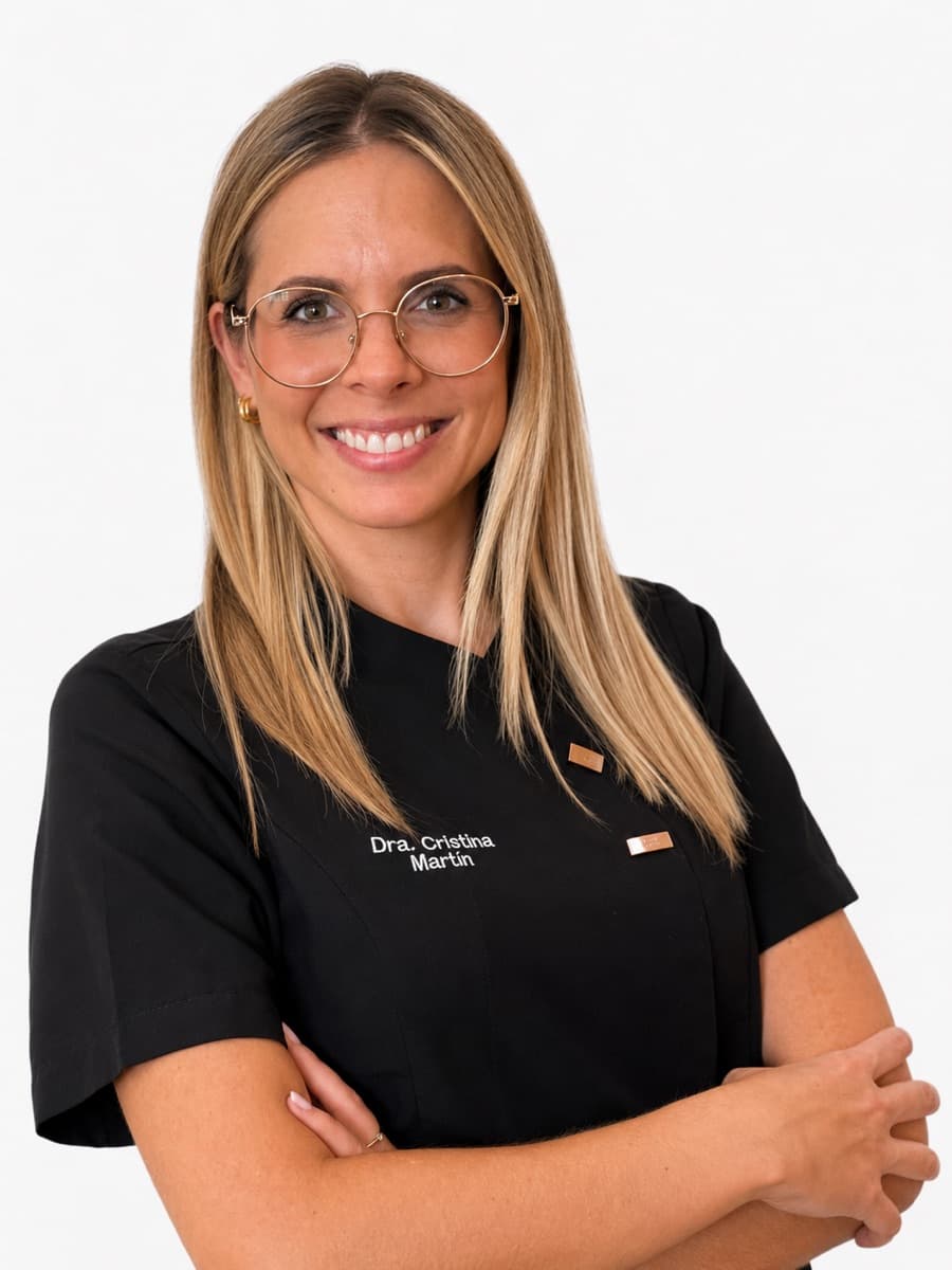 La Dra. Cristina Martín Carmona, directora médica de Centro Dental Segura